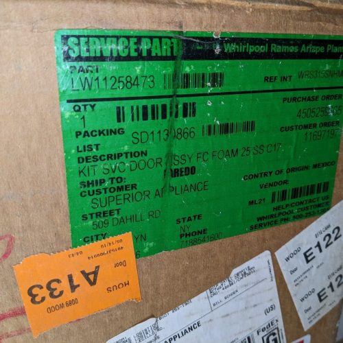 Refrigerator Freezer Door Assembly (Stainless) LW11258473