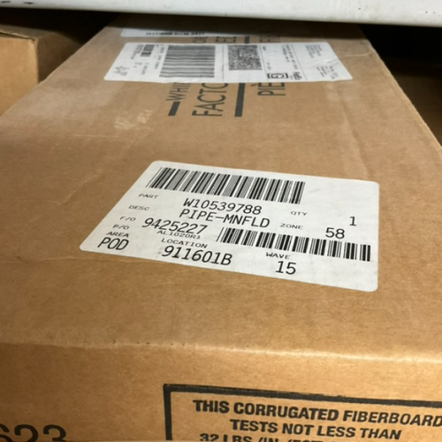 Whirlpool W10539788 Pipe-Mnfld - NEW