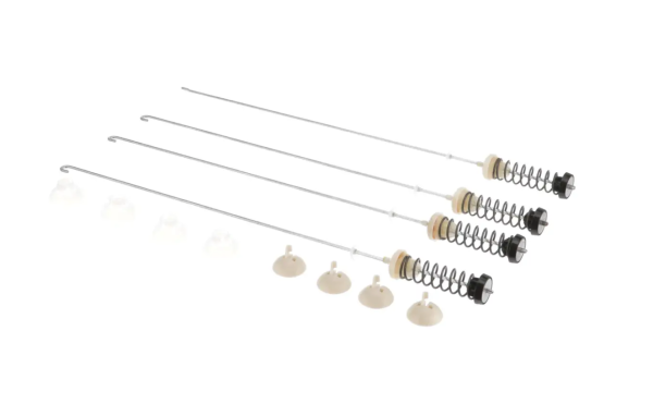 Whirlpool W10780048 Rod & Spring Kit, Tub Suspension, Pack of 4, Washing Machine