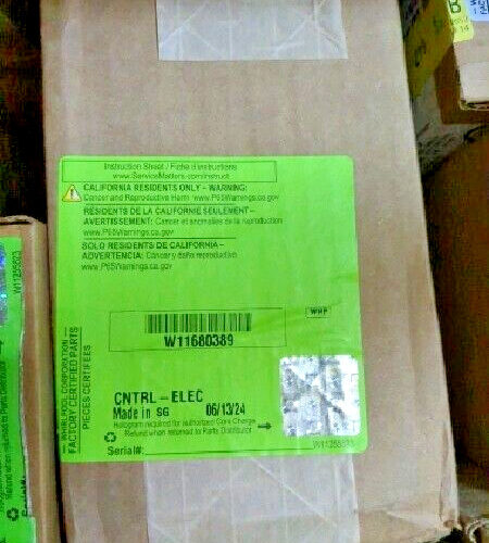 New Genuine OEM W11680389 Whirlpool Washer Control Board