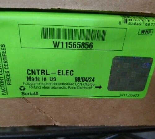 New Genuine OEM W11565856 Whirlpool Gas Dryer Control Board