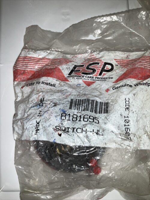 Whirlpool Washer Water-Level Pressure Switch 8181695