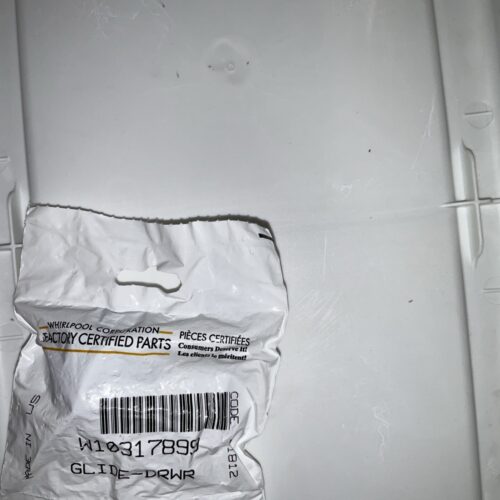New Genuine OEM Whirlpool W10317899 Range Rear Drawer Glide Kit - Black