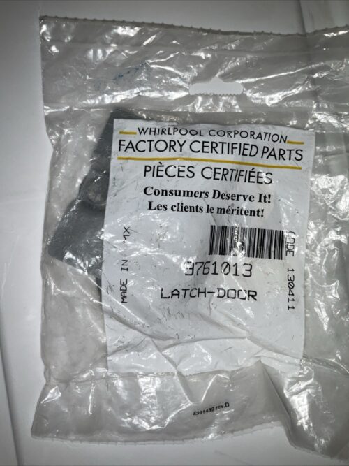 Whirlpool Electric Range WP9761013 / 9761013 Door Lock New Genuine OEM