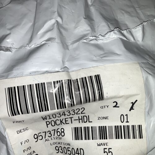 W10343322 Whirlpool Pocket Door Handle Guard OEM W10343322